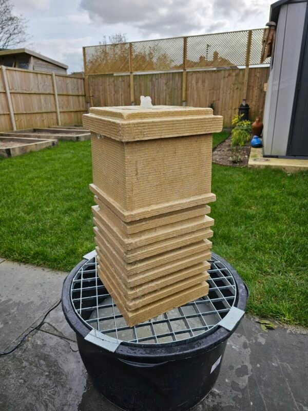 Rustic Natural Limestone Water Feature