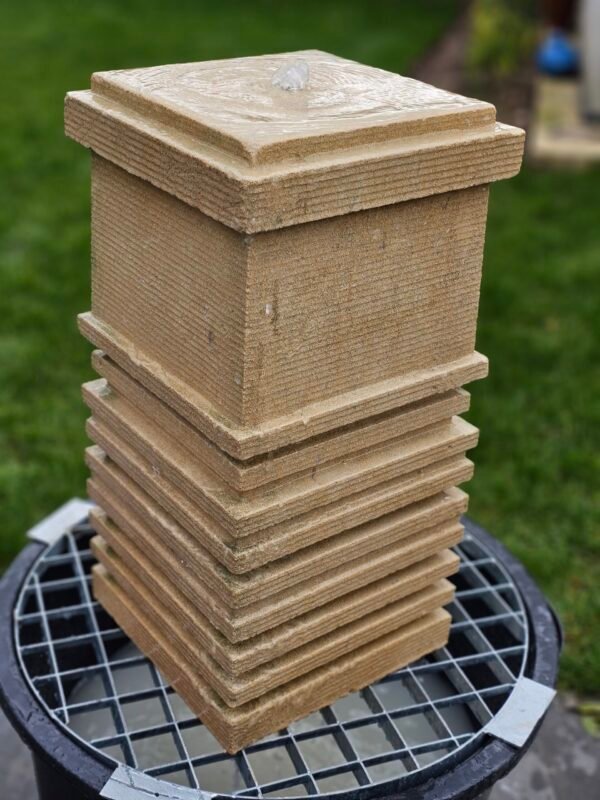 Rustic Natural Limestone Water Feature