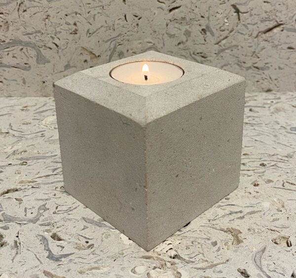 Handcrafted Limestone Tealight Holders