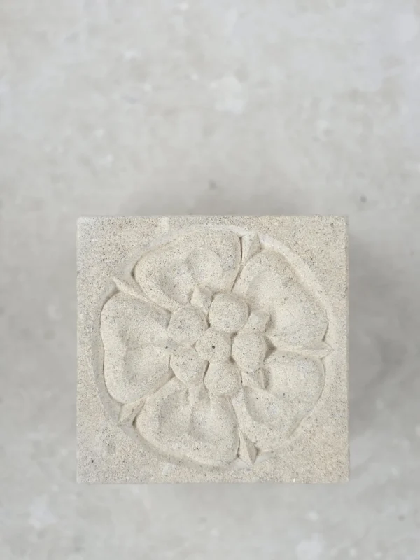 Natural Limestone Tudor Rose