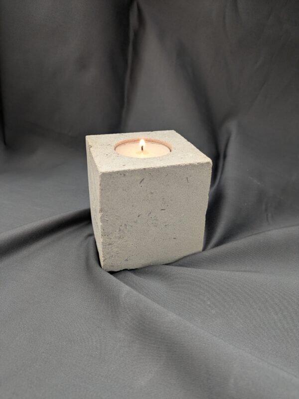 Handcrafted Limestone Candle Holder