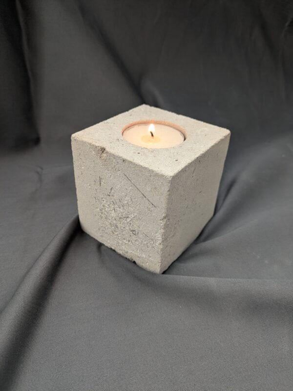 Handcrafted Limestone Candle Holder