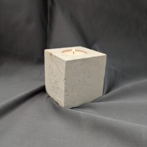 Handcrafted Limestone Candle Holder