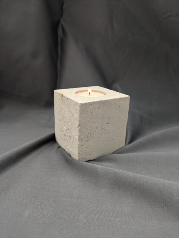Handcrafted Limestone Candle Holder